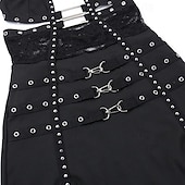 economico Costumi e travestimenti sexy-Sexy Y2K Anno 2000 Vestito Ragazza gotica Per donna Halloween Carnevale Mascherata Festa / Sera Vestito