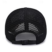 billige Baseballcaps for menn-Herre Baseballcaps Solhatt Trucker Hat Svart Blå polyester Netting Mote Fritid Gate Daglig عادي Justerbare Solkrem Pustende