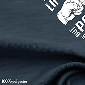 preiswerte Lustige Wörter-Papa Shirts Papa Wort Täglicher Henley Street Style Herren 3D Druck T Shirt Tee T Shirt Blau Kurzarm Henley Kragen Shirt Sommer Frühling Bekleidung Bekleidung Größe S M L XL XXL 3XL