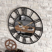 tanie Dekoracje ścienne-skandynawski nowoczesny wiatr kreatywny cyfry rzymskie lustro modny zegar ścienny sypialnia gabinet dekoracyjny zegar wiszący zegar ścienny 40cm 50cm