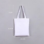 preiswerte Artikel zum Stressabbau-2 Stück weiße Canvas gewickelt gefärbte Canvas Tasche blanko große Baumwolltasche blau Sonnentrocknen Reiben Wachsfärben Batikfärben