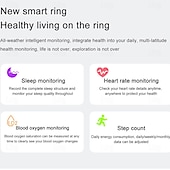 baratos Smartwatch-696 Smart Watch 3 polegadas Bluetooth Pedometer Lembrete de Chamada Monitor de Sono Monitor de Frequência Cardíaca Oxigênio no Sangue Compatível com Android iOS IP68 Monitor de Frequência Cardíaca