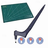 abordables Anti-Stress-Outil de processus de coupe, couteau à découper à main, couteau d&#039;art rotatif à 360 degrés 2 pièces