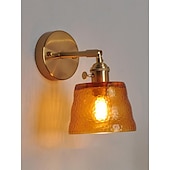 abordables Appliques murales d&#039;intérieur-applique en verre plug in/no plug lampe de chevet lampe de lecture tête de lit lumières murales e27 luminaire pour mur de fond salon
