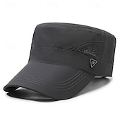 Муж. Шляпа с низкой тульей Шляпа от солнца Шляпа дальнобойщика Черный Темно синий Полиэстер Сетка Мода На каждый день Для улицы Повседневные Полотняное плетение Недорогие Мужские головные уборы-Муж. Шляпа с низкой тульей Шляпа от солнца Шляпа дальнобойщика Черный Темно синий Полиэстер Сетка Мода На каждый день Для улицы Повседневные Полотняное плетение