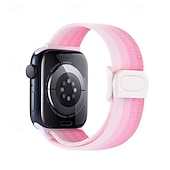 זול להקות Apple Watch-רצועת ספורט מותאם ל רצועת השעון של Apple Watch 38 מ&quot;מ 40 מ&quot;מ 41 מ&quot;מ 42 מ&quot;מ 44 מ&quot;מ 45 מ&quot;מ 49 מ&quot;מ אלסטי מתכוונן ניילון רצועת שעון חלופית ל iwatch Ultra 2 Series 9 8 7 SE 6 5 4 3 2 1