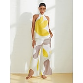  Női Egyenes Teljes hossz Szatén Zseb Mikroelasztikus Nadrágok Alkalmi / Napi Hétvége Fehér Nyár S M L