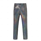 cheap Bottoms-Retro Vintage Disco 1980s Pants Disco Men&#039;s Carnival Costume Halloween Carnival Masquerade Performance Event / Party Pride Parade Adults&#039; Pants All Seasons