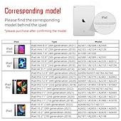 levne Pouzdra na iPad-Tableta Pouzdra a obaly Pro Apple iPad 10,9&#039;&#039; 10 iPad Air 5 ipad 9th 8th 7th Generation 10.2 inch iPad Air 3 iPad Pro 1. 11&#039;&#039; Klika Držák na tužky Ramínko Komiks PC