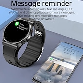tanie Inteligentne bransoletki-696 p70 zegarek z glukometrem, inteligentny zegarek, 1,32 cala, inteligentna opaska fitness, Bluetooth, EKG + ppg, monitorowanie temperatury, krokomierz, kompatybilny z Androidem, iOS, męskie przypomnienie wiadomości, IP 67, 43 mm, koperta zegarka
