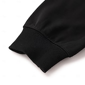 economico Felpe e Sweatshirt Elite da Uomo-Per uomo Grafico Felpe Manica Lunga Felpe Girocollo Moda Quotidiano Vacanza Ferie Primavera &amp; Autunno Nero Bianco Abbigliamento progettista S M L XL 2XL