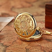 economico Accessori da campeggio-Orologio da tasca con bussola in stile vintage, attrezzatura essenziale per l&#039;alpinismo all&#039;aperto e le avventure di esplorazione