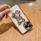 levne Pouzdra pro iPhone-telefon Carcasă Pro iPhone 15 Pro Max Plus iPhone 14 13 12 11 Pro Max Plus Zadní kryt Průhledné Nárazuvzdorné Medvěd TPU