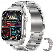 ieftine Ceasuri Smart-iMosi TK16 Ceas inteligent 2.04 inch Uita-te inteligent Bluetooth ECG + PPG Monitorizarea temperaturii Pedometru Compatibil cu Android iOS Dame Bărbați Standby Lung Telefon Hands-Free Rezistent la apă