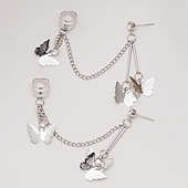 tanie Kolczyki-1 para Kolczyki drop Mankiet do uszu For Damskie Impreza / Wieczór Prezent Randka Stop Zwierzę