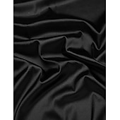 economico Camicie in raso da uomo-Per uomo Camicia Camicia in raso Maglietta informale Camicia con bottoni Liscio Matrimonio Da mare Bianco Vino Blu Verde Manica lunga Colletto Primavera estate Abbigliamento