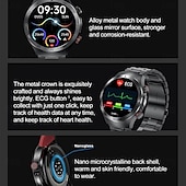 Χαμηλού Κόστους Smartwatch-φυσιοθεραπεία λέιζερ γλυκόζης αίματος έξυπνο ρολόι υγείας ρολόι γυμναστικής τρεξίματος bluetooth βηματόμετρο παρακολούθησης θερμοκρασίας συμβατό με android ios γυναίκες άνδρες ip67 αδιάβροχο