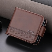 ieftine Carcasă Samsung-telefon Maska Pentru Samsung Galaxy Z Flip 7 Z Flip 6 Z Flip 5 Z Flip 4 Z Flip 3 Coperta Protectie pentru intreg corpul Loc pentru card Anti Șoc Retro PC PU piele