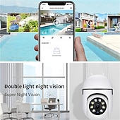 voordelige IP-netwerkcamera&#039;s voor binnen-A7 IP-camera 1080P HD PTZ Lamp WIFI Nacht Zicht Binnen Ondersteuning