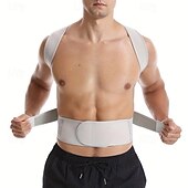 economico Bretelle &amp; Supporti-correttore di postura unisex regolabile, tutore di supporto per la schiena dalla vestibilità comoda per evitare di curvarsi, lavabile a mano