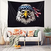 cheap 4th of July-4th of July Independence Day Hanging Tapestry Wall Art Large Tapestry Mural Decor Photograph Backdrop Blanket Curtain Home Bedroom Living Room Decoration Great Eagle