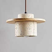 cheap Island Lights-Natural Stone Shade Pendant Light Japanese Wabi Sabi Hanging Lamp with E27 Base Bedside Restaurant Kitchen Aisle Bar Club Suspension Lamp