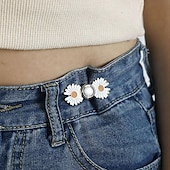cheap Storage &amp; Organization-4pcs Adjustable Waistband Wonder: Deluxe Buckle Pin for Tailoring Pants &amp; Dresses, Enhance Your Outfit with Precision Fit &amp; Style
