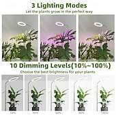 economico Lampade per coltivazione indoor-1 set 10 W 72 Perline LED Luce crescente