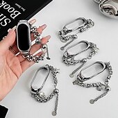 ieftine Alte curele de ceas-Bandă de ceas inteligent Compatibil cu Xiaomi Mi Band 8 Mi Band 7 (NFC) Band 6/5 NFC Band 4/3 NFC Ceas inteligent Curea cu Case Împletit Robust Bratara de bijuterii Înlocuire Brăţară