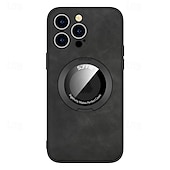 halpa iPhone-kotelot-puhelin Etui Käyttötarkoitus iPhone 16 15 14 Pro Max Plus 15 14 Pro Max 13 12 11 Pro Max Takakuori Tuella Tukee langatonta latausta Iskunkestävä TPU PU-nahka