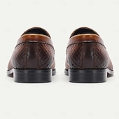 preiswerte Loafer aus hochwertigem Leder-Herren-Loafer gelbbraun schwarz geflochtenes Leder hellbrauner Riemen Slipper