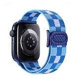 זול להקות Apple Watch-רצועת ספורט מותאם ל רצועת השעון של Apple Watch 38 מ&quot;מ 40 מ&quot;מ 41 מ&quot;מ 42 מ&quot;מ 44 מ&quot;מ 45 מ&quot;מ 49 מ&quot;מ אלסטי מתכוונן ניילון רצועת שעון חלופית ל iwatch Ultra 2 Series 9 8 7 SE 6 5 4 3 2 1