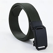 preiswerte Herren-Gürtel-Herren Gürtel Outdoor-Gürtel Hüftgurt Schwarz Blau Nylon Einstellbar Schwerlast Glatt Outdoor Täglich