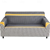 cheap Sofa Cover-Jersey Fabric Lazy Sofa Cover in Florqal&amp; Geometric Pattern for Indoor Use