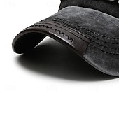 billige Baseballcaps for menn-Herre Baseballcaps Solhatt Trucker Hat Svart Navyblå Bomull Broderi Årgang Mote Fritid Gate Daglig Bokstaver Justerbare Solkrem Pustende