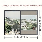 Недорогие Экран для окна и двери-Системы для окон от насекомых DIY самоклеящиеся для окон регулируемые сетки для окон от насекомых прозрачная кошачья сетка экраны от мух москитная сетка