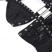economico Costumi e travestimenti sexy-Sexy Y2K Anno 2000 Vestito Ragazza gotica Per donna Halloween Carnevale Mascherata Festa / Sera Vestito
