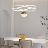 billige Sirkeldesign-moderne krystall LED lysekrone for stue spisestue soverom hjem utskiftelig gull sirkel ring hengende pendel lys