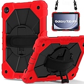 tanie Etui na tablety Samsung-Tabletka Etui Pokrowce Na Samsung Galaxy Tab A9 8.7&quot; S8 Plus 12.4&#039;&#039; S8 S7 FE 12,4&#039;&#039; S7 Plus 12.4&quot; S7 11&#039;&#039; A8 10.5&#039;&#039; A7 Lite 8.7&#039;&#039; A7 A9 Plus 11&quot; Uchwyt Pojemnik na ołówki Obrót 360° Zbroja PC Silikon