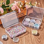 economico Organizzazione spazi-Scatola di imballaggio in plastica trasparente da 12 pezzi per strumenti hardware, display di campioni, imballaggio di parti e conservazione di carte - moderna scatola di immagazzinaggio trasparente