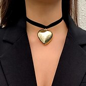 abordables Colliers-Collier Perle Femme Elégant Le style mignon Classique Cœur Mignon Forme de coeur Colliers Tendance Pour Travail Fête scolaire Soirée