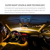 cheap Car DVR-Hd Front and Rear Dual Recording Touch Screen DVR Large Angle 24 Hours 1080P Tachograph
