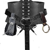 levne Příslušenství a další-Punk a gotika Středověké Steampunk Pásek Viking Templářští rytíři Maškarní kostým Pánské Dámské Unisex Keltské Pirát Fantazie předvečer Všech svatých Karneval Plesová maškaráda Výkon Párty LARP