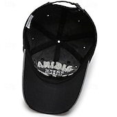 billige Baseballcaps for menn-Herre Baseballcaps Solhatt Trucker Hat Svart Navyblå Bomull Broderi Årgang Mote Fritid Gate Daglig Bokstaver Justerbare Solkrem Pustende