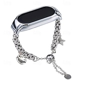 ieftine Alte curele de ceas-Bandă de ceas inteligent Compatibil cu Xiaomi Mi Band 8 Mi Band 7 (NFC) Band 6/5 NFC Band 4/3 NFC Ceas inteligent Curea cu Case Împletit Robust Bratara de bijuterii Înlocuire Brăţară
