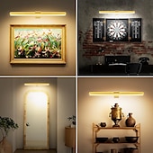cheap Cabinet Light-Rechargeable Picture Light with Remote, Dimmable Wireless Battery Painting Light, Art Light Display Lamp with Dimmable Timer, Picture Light for Picture Gallery Dart 30/40cm