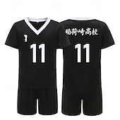 preiswerte Anime-Kostüme-Haikyuu Rintaro Suna Anime Cosplay Kostüm Outfits T-Shirt Cosplay-Anzüge Karneval Maskerade Shorts T-shirt Für Herren Damen Erwachsene
