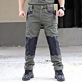 preiswerte Cargohosen-Herren Cargohosen Wanderhose Wanderhosen Taktische Hosen Militär camuflaje Außen Regular Fit Wasserdicht Schnelltrocknend Hosen / Regenhose Tarnung Grau Jagd Klettern Camping / Wandern