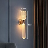 levne Vnitřní nástěnná světla-nástěnné nástěnné lampy osvětlovací těleso křišťálové svítidlo v severském moderním stylu osvětlení nahoru a dolů osvětlení nástěnné nástěnné nástěnné osvětlení pro ložnice obývací pokoj, noční lampa