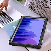 זול כיסוי טאבלט Samsung-לוּחַ כיסויים מכסים ל עבור Samsung Galaxy Tab A9 Plus 11&quot; Armor Defender Rugged Protective עם סטנד מתכוונן עמיד בזעזועים שִׁריוֹן PC סיליקון
